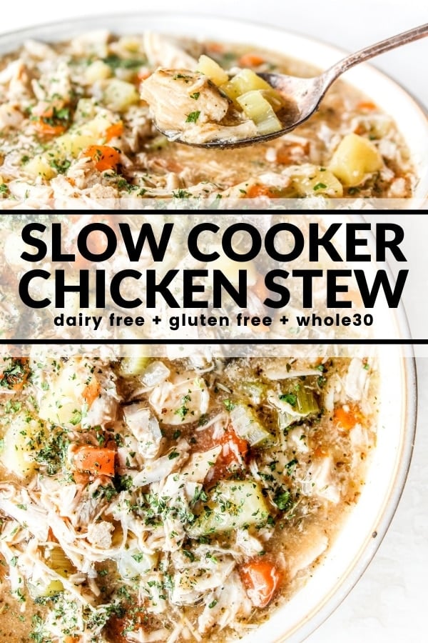 Slow Cooker Hearty Chicken Stew - The Whole Cook