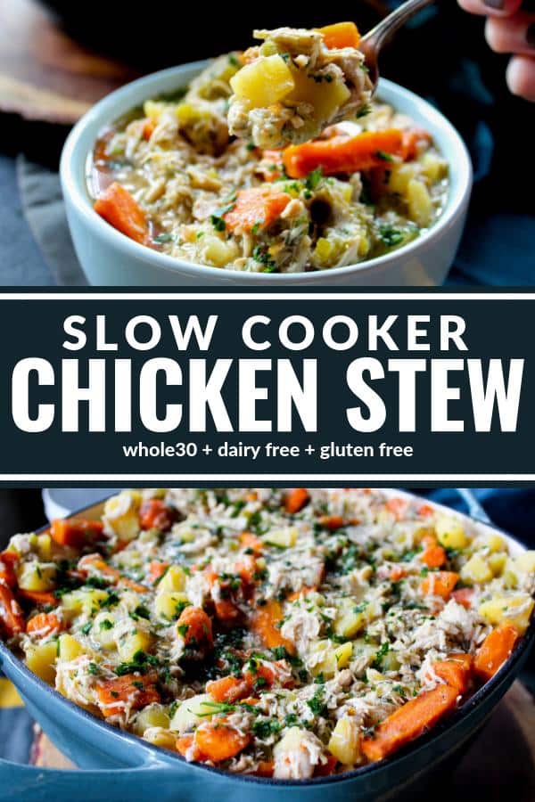 Slow Cooker Hearty Chicken Stew by The Whole Cook The Whole Cook
