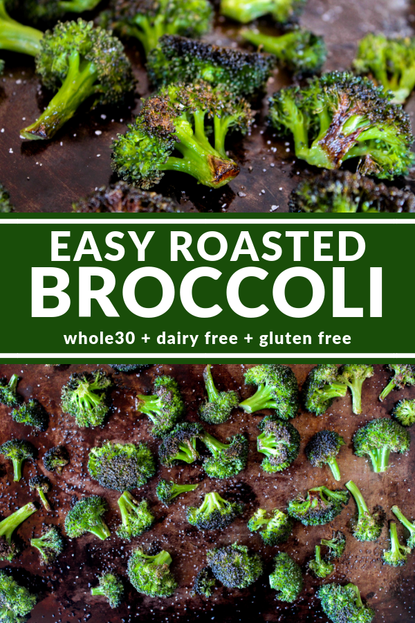 This Easy Roasted Broccoli is perfectly crunchy, salty, and fast enough to make any night of the week!
