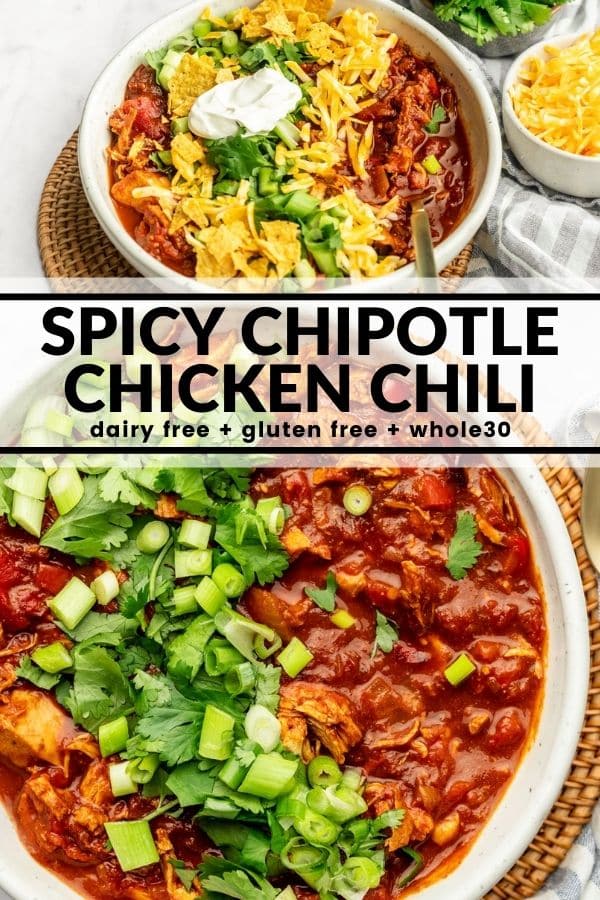 Spicy Chipotle Chicken Chili - The Whole Cook