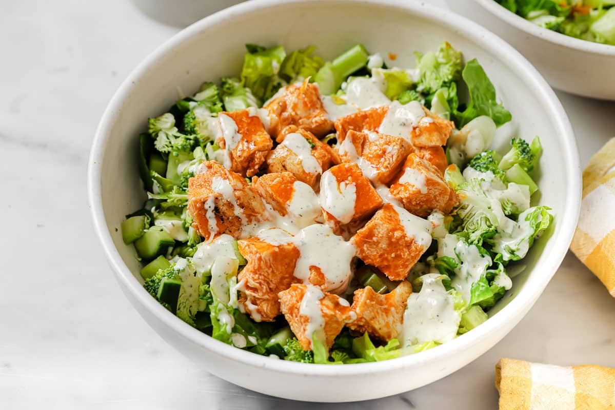 Buffalo Grilled Chicken Salad The Whole Cook