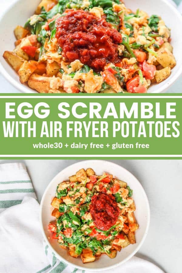 Egg Scramble with Air Fryer Potatoes - The Whole Cook