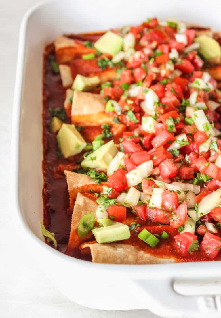 The Best Dairy Free Chicken Enchiladas The Whole Cook