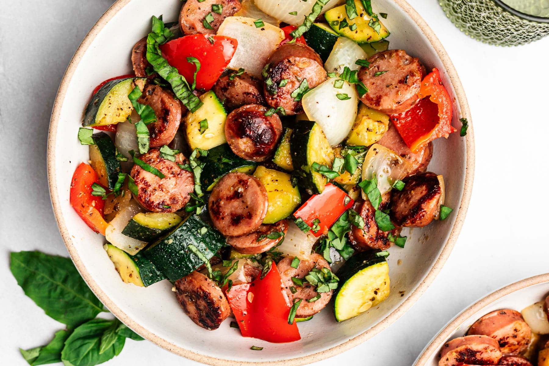 20 Minute Sausage and Zucchini Skillet - The Whole Cook