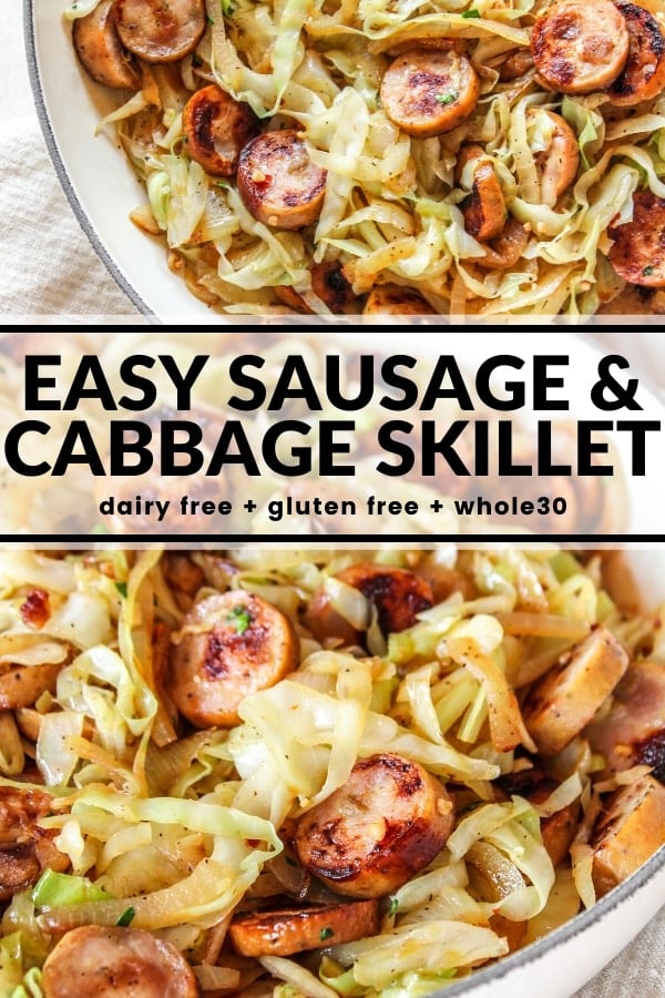 Easy Sausage & Cabbage Skillet - The Whole Cook