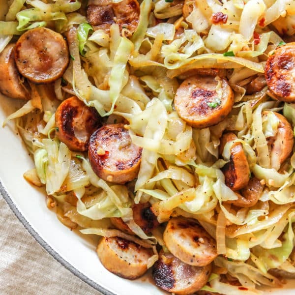 Easy Sausage & Cabbage Skillet - The Whole Cook