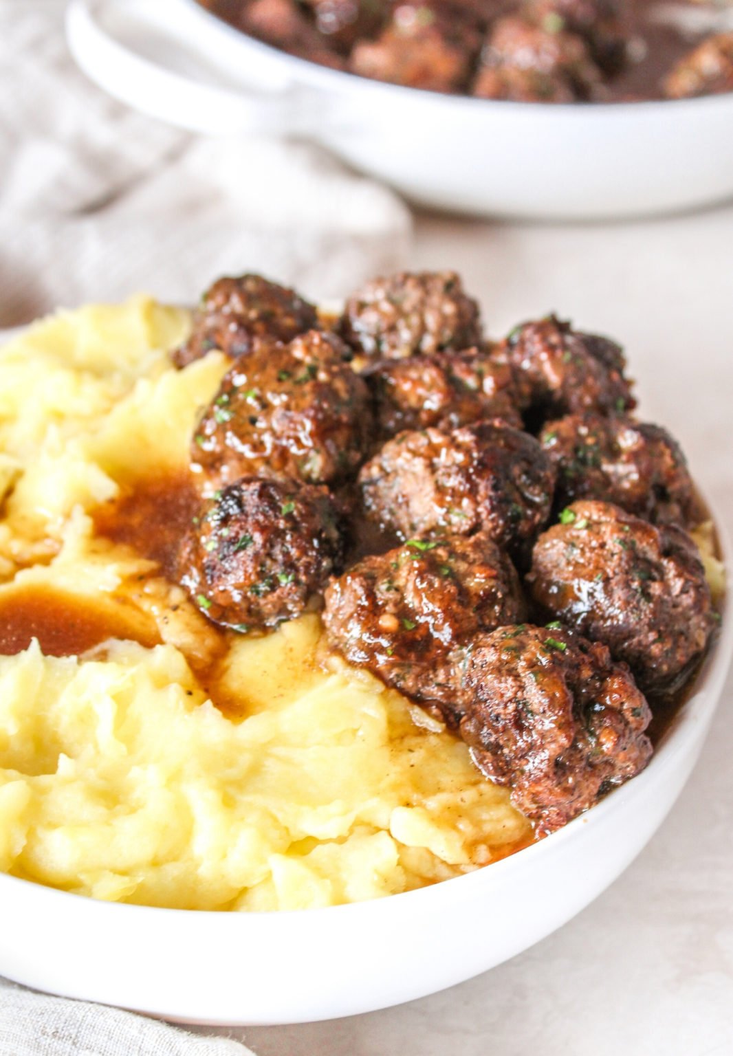 Meatballs in Gravy The Whole Cook