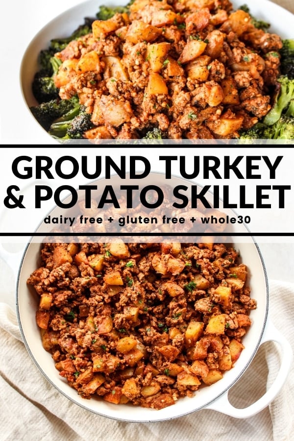 Ground Turkey & Potato Skillet by The Whole Cook Pinterest - The Whole Cook