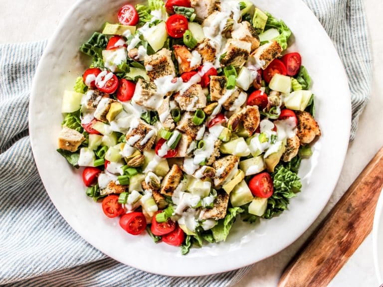 Ranch Chicken Chopped Salad - The Whole Cook