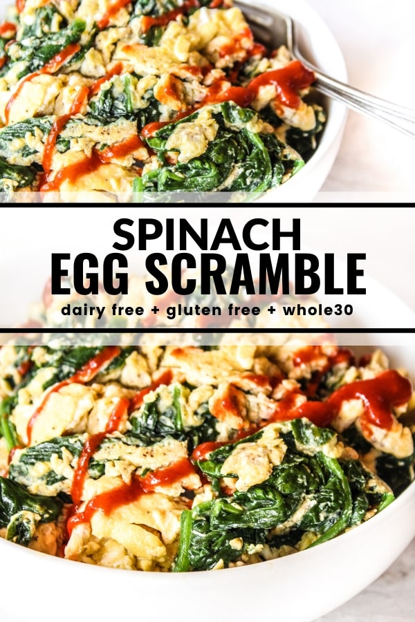 10Minute Spinach Egg Scramble The Whole Cook