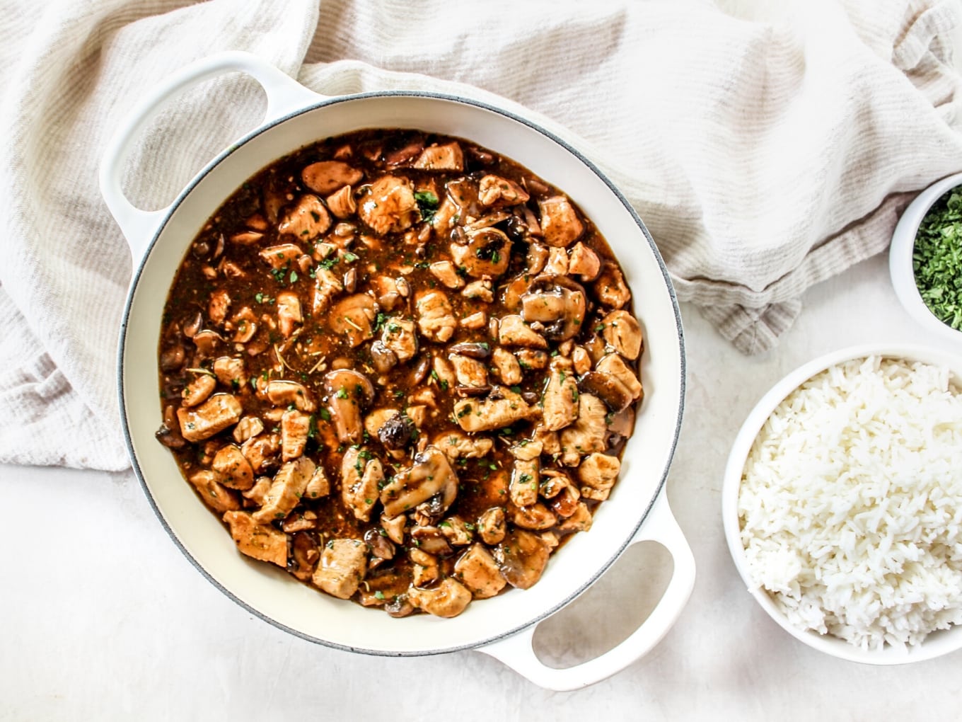 Chicken in Mushroom Gravy - The Whole Cook