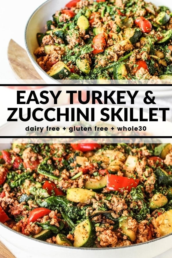 Easy Turkey & Zucchini Skillet - The Whole Cook