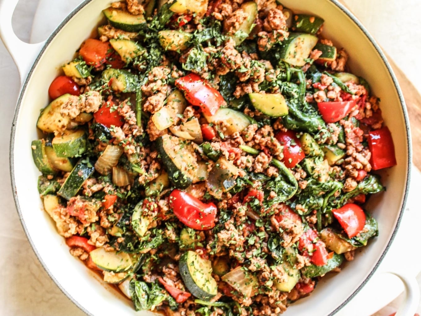 Easy Turkey & Zucchini Skillet The Whole Cook