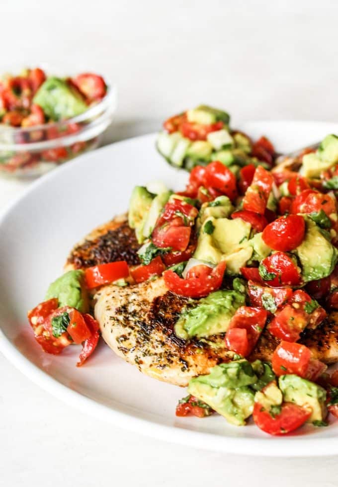 Avocado Salsa Chicken - The Whole Cook