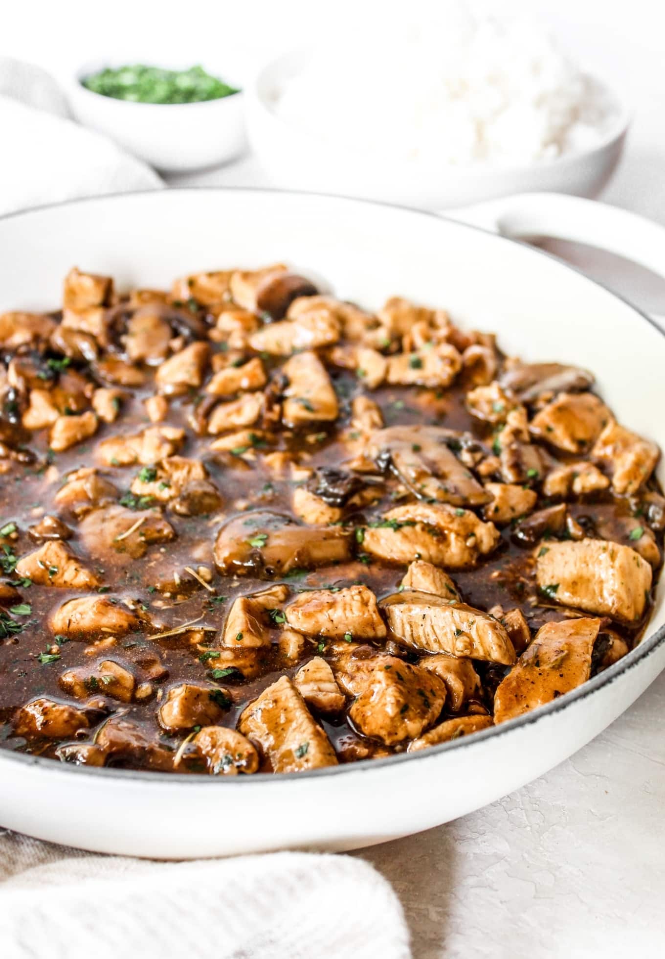 Chicken in Mushroom Gravy - The Whole Cook