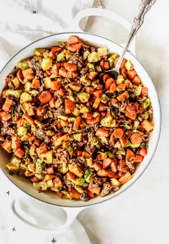 Ground Beef & Sweet Potato Skillet - The Whole Cook