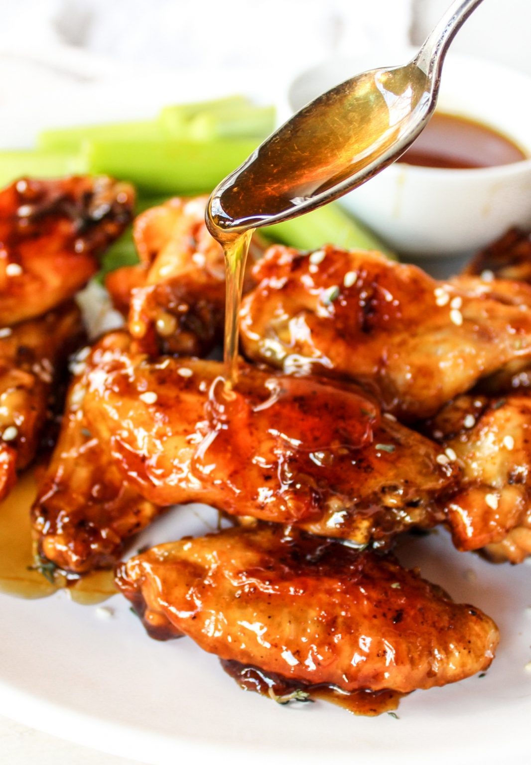 Honey Garlic Chicken Wings The Whole Cook