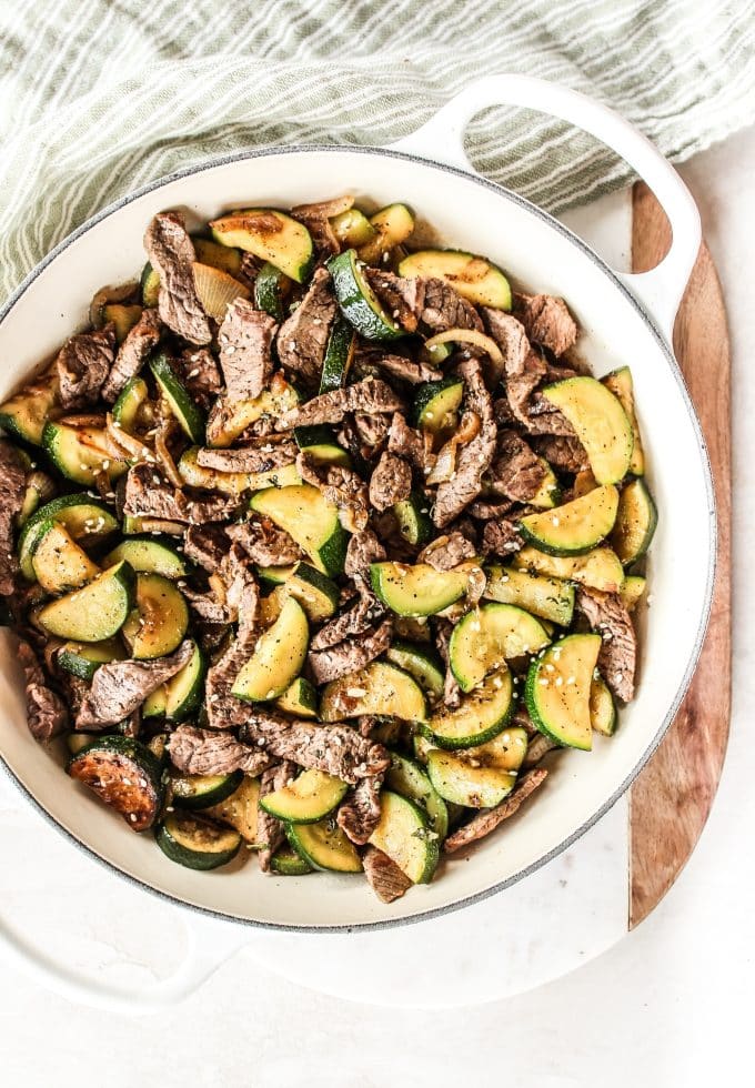 Steak & Zucchini Stir Fry The Whole Cook