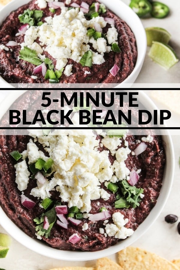 5Minute Black Bean Dip The Whole Cook