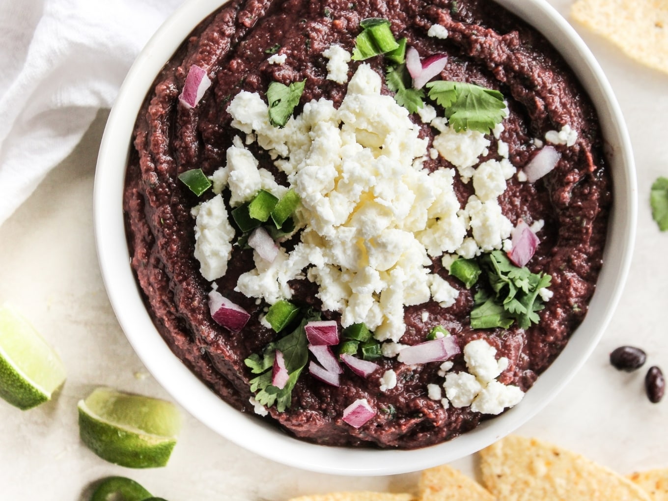 5Minute Black Bean Dip The Whole Cook