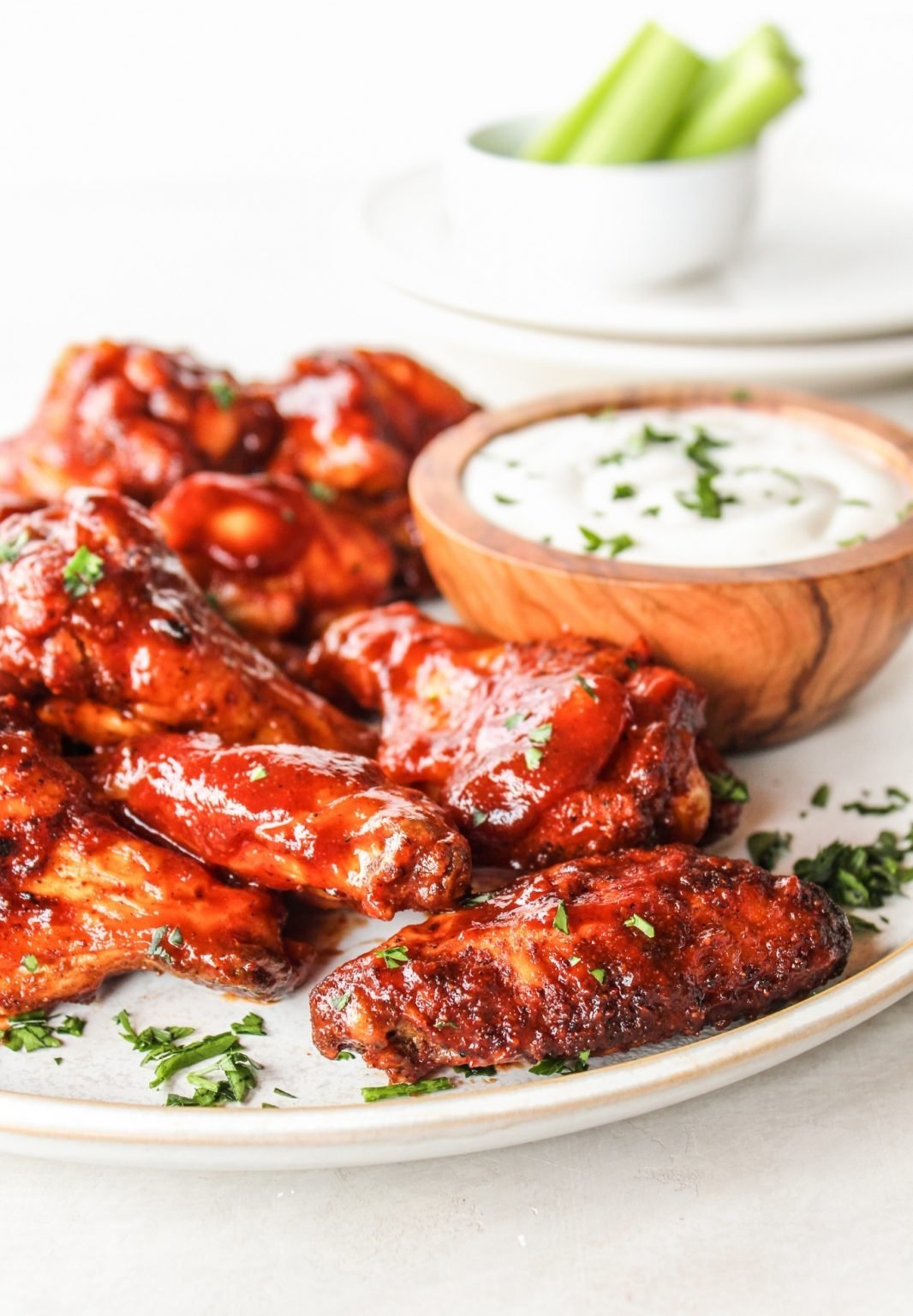 Baked Barbecue Chicken Wings The Whole Cook