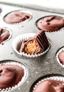 Easy 4-Ingredient Almond Butter Cups