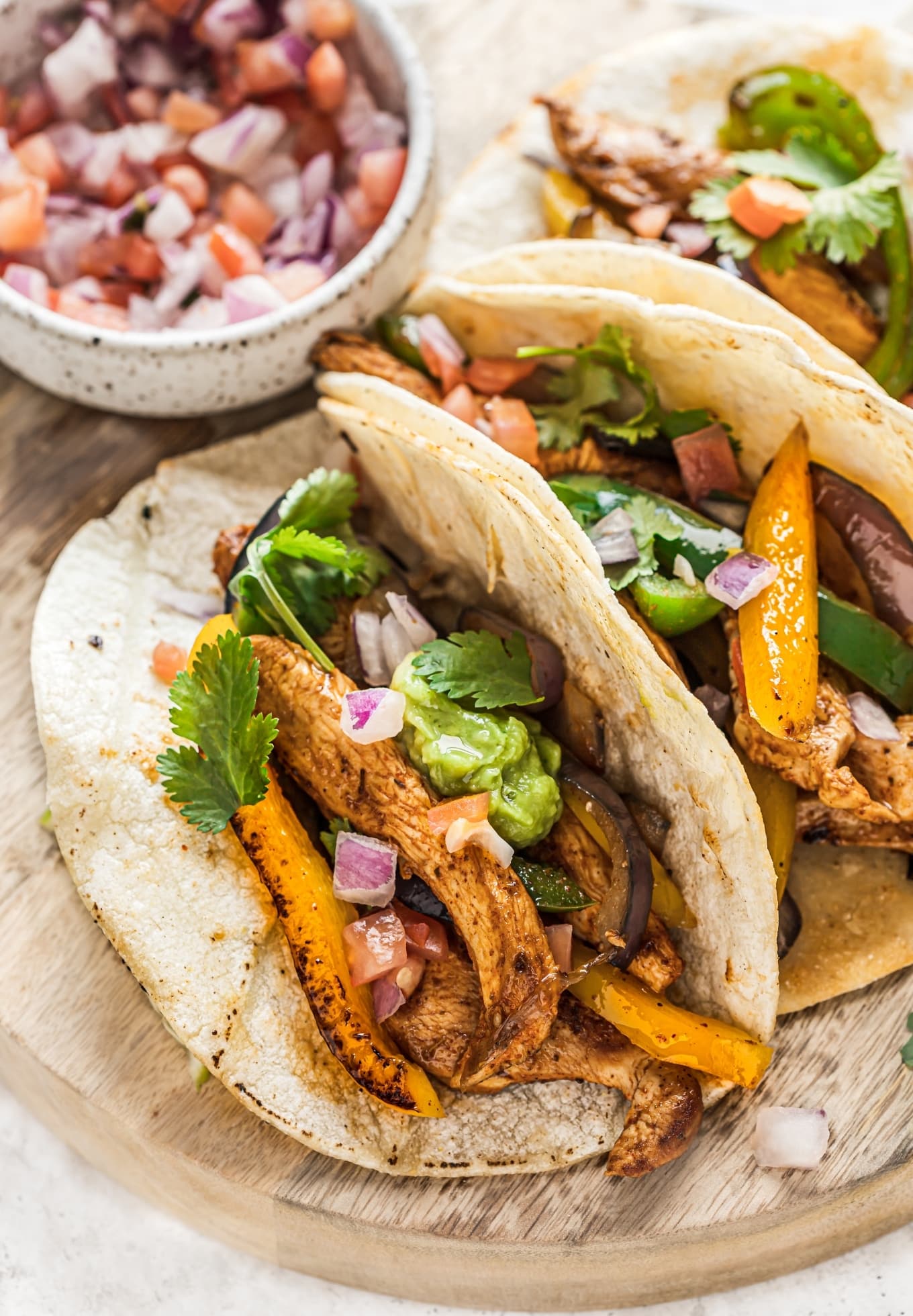 Skillet Chicken Fajitas The Whole Cook
