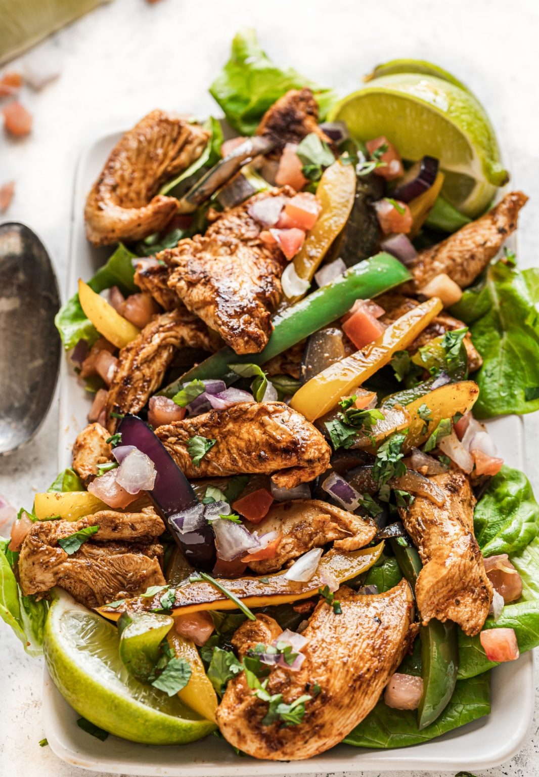 Skillet Chicken Fajitas The Whole Cook