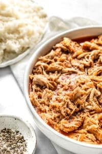 Slow Cooker Shredded Pineapple Chicken