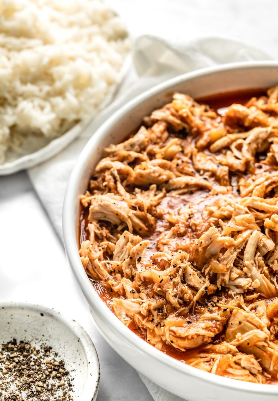 Slow Cooker Shredded Pineapple Chicken The Whole Cook