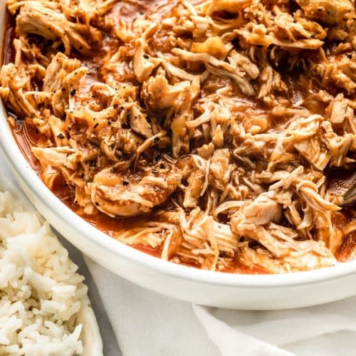 Slow Cooker Shredded Pineapple Chicken The Whole Cook