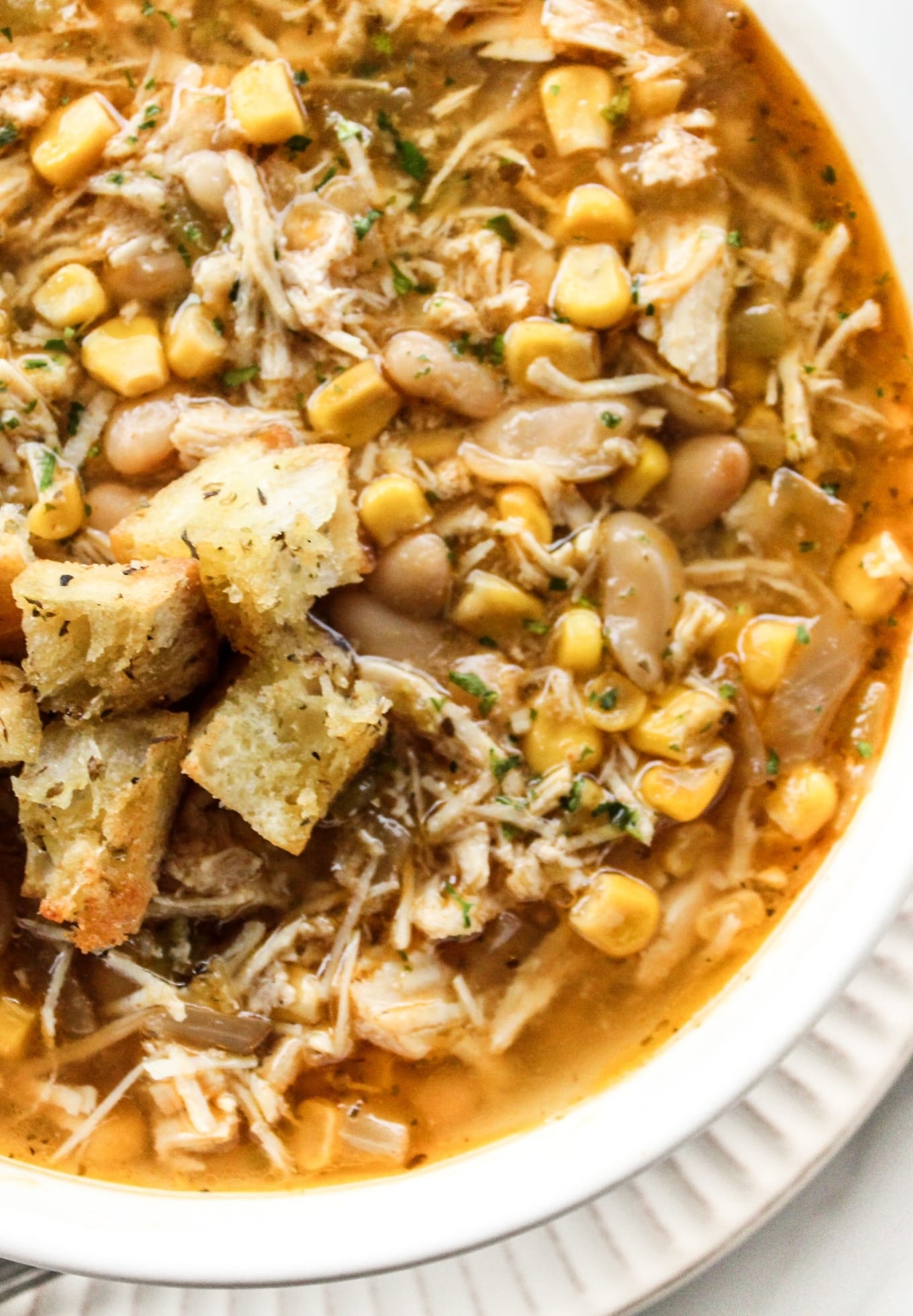 Slow Cooker White Chicken Chili The Whole Cook