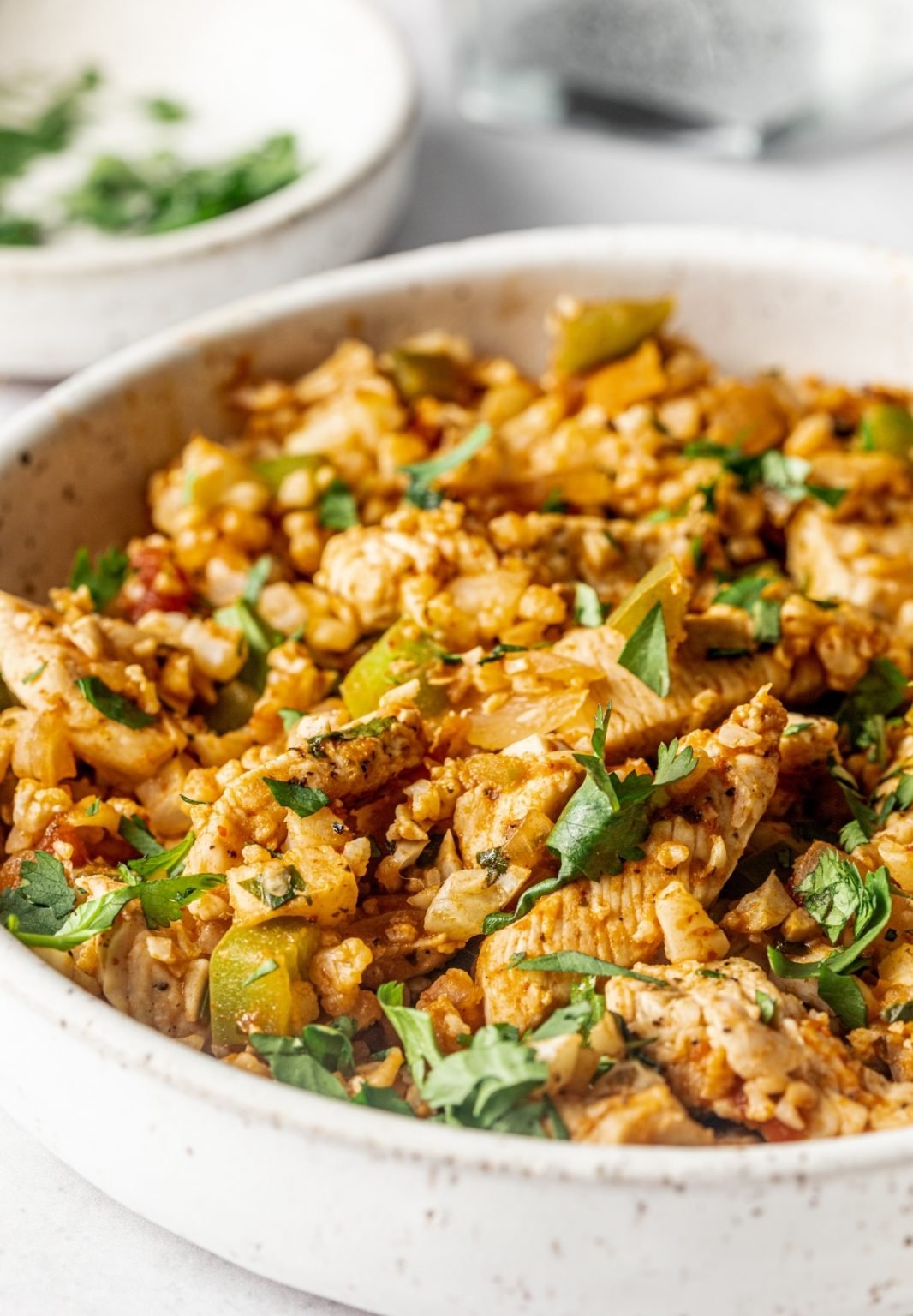 Mexican Chicken Fried Cauliflower Rice The Whole Cook