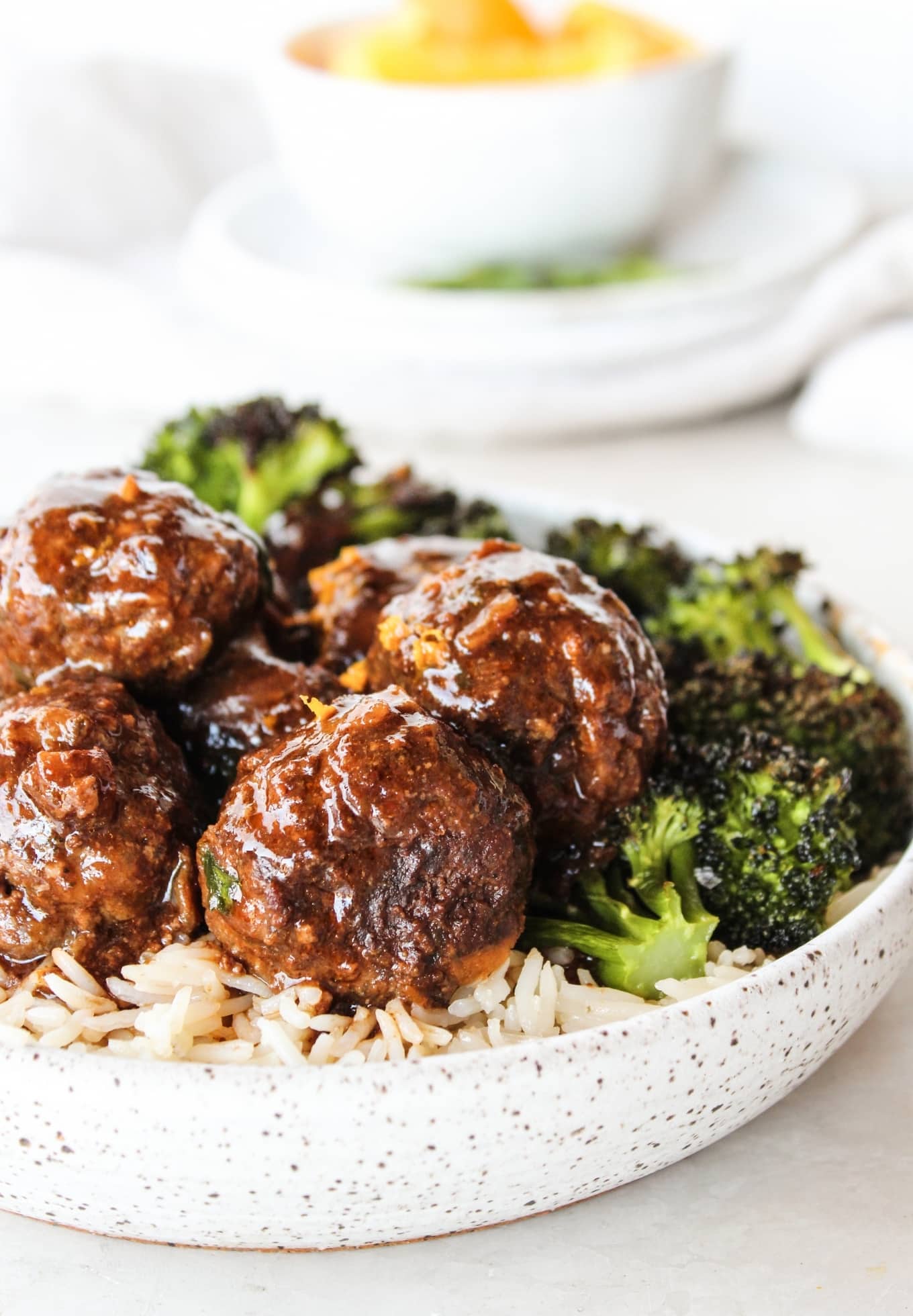 Orange Balsamic Meatballs The Whole Cook