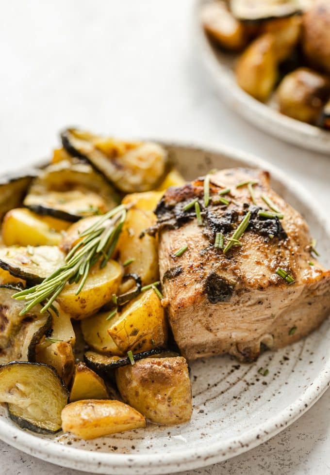 Sheet Pan Chicken with Potatoes & Zucchini - The Whole Cook