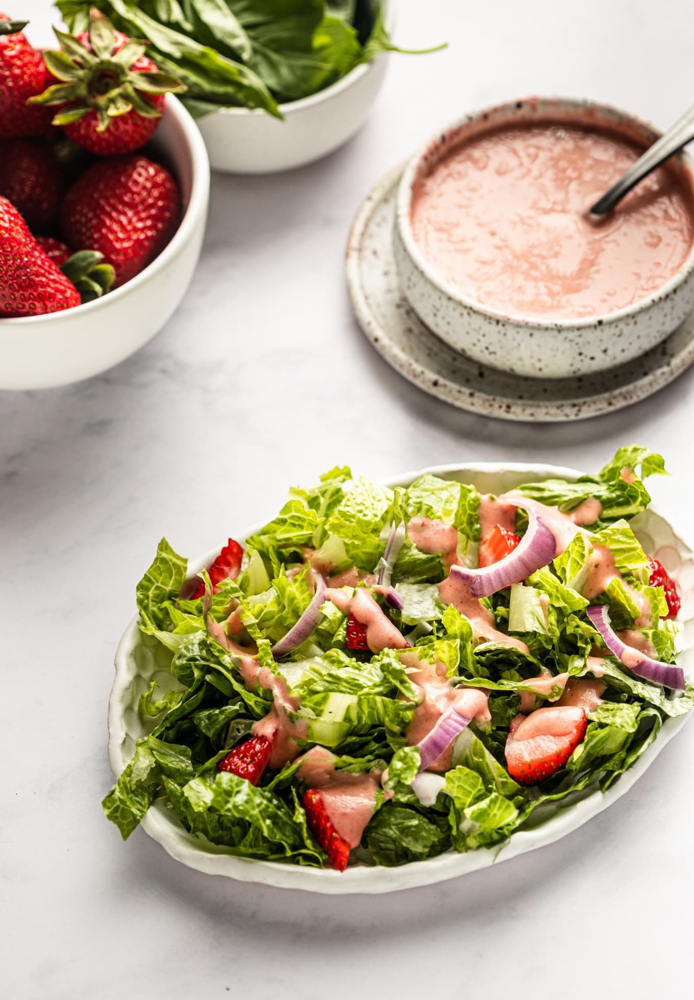 Strawberry Basil Dressing The Whole Cook