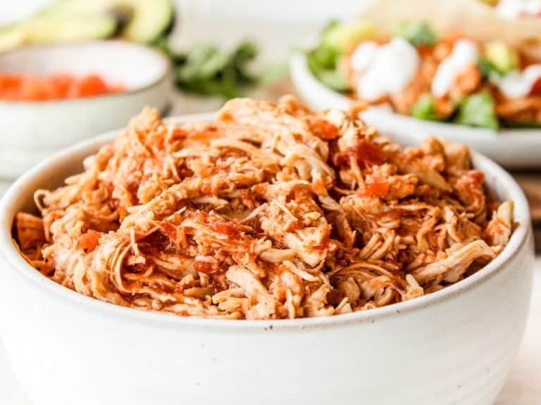 Instant Pot Shredded Salsa Chicken - The Whole Cook