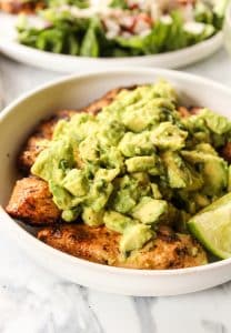 Avocado Chili Lime Grilled Chicken