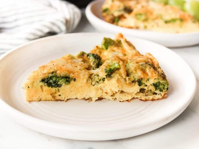 Broccoli Cheddar Frittata - The Whole Cook