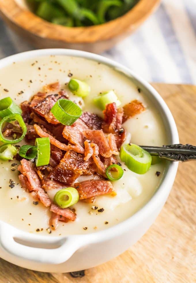 Slow Cooker Loaded Potato Soup Recipe by Tasty