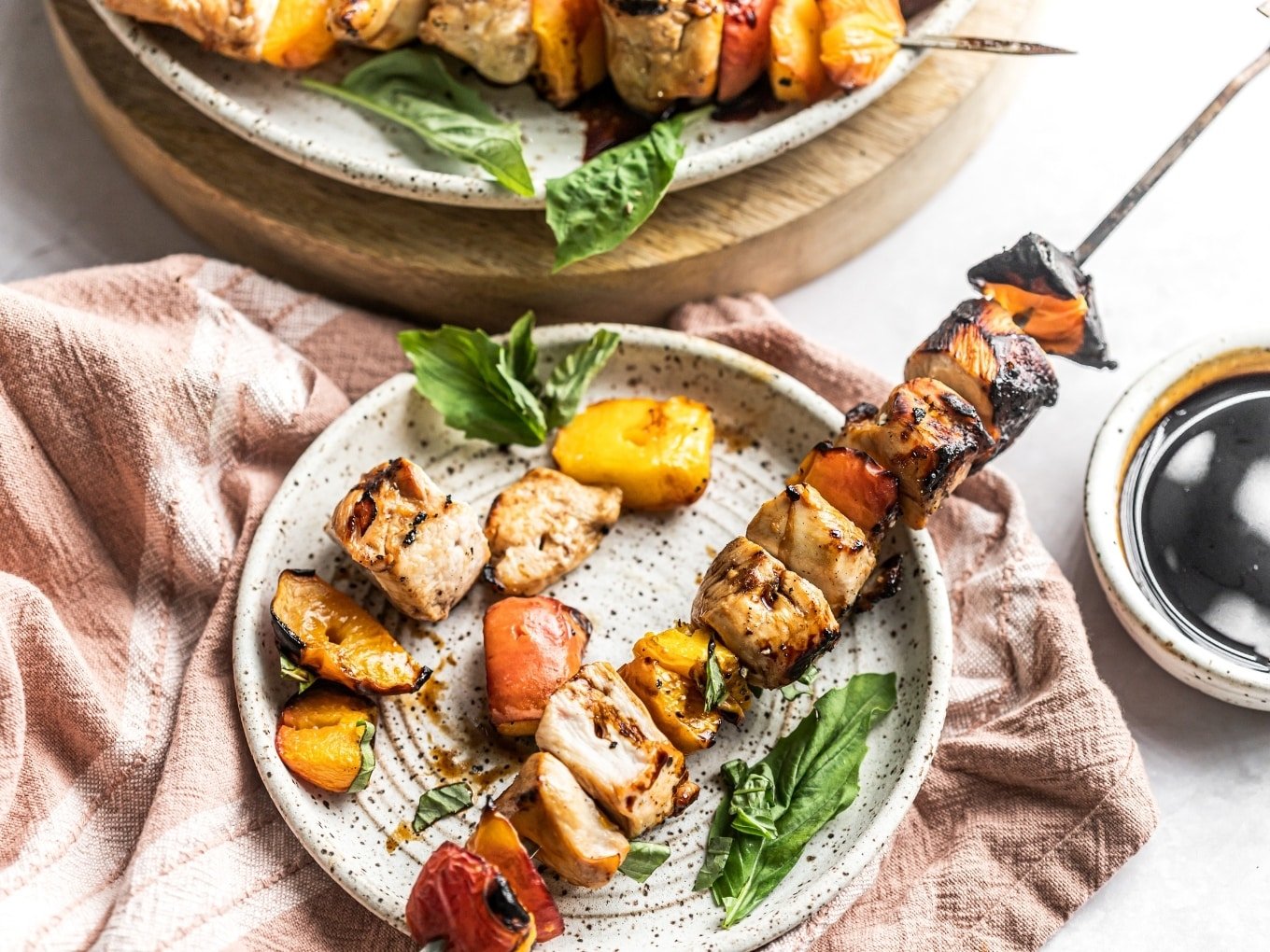 Grilled Chicken Kabobs - Dinner at the Zoo