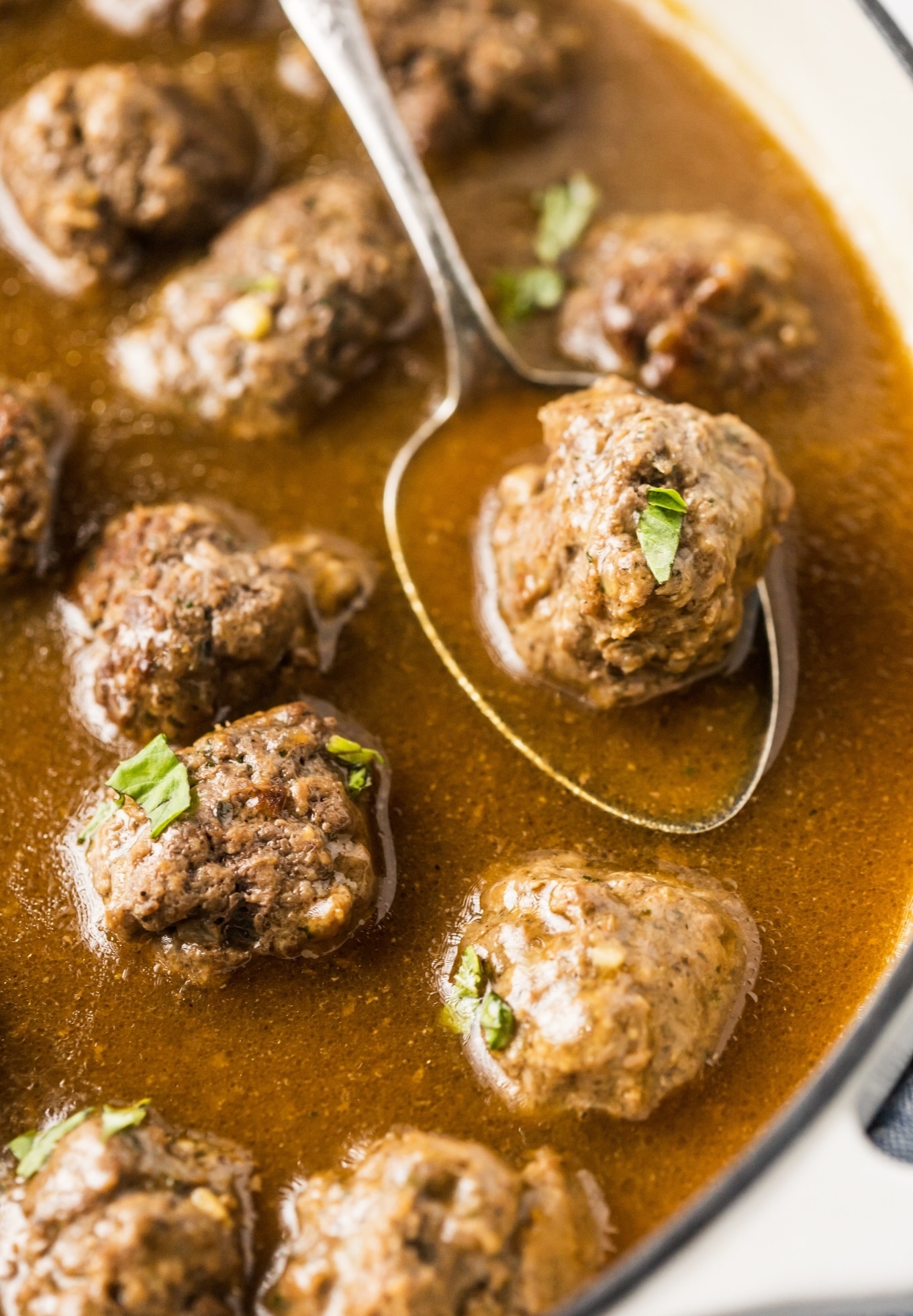 Meatballs in Gravy The Whole Cook