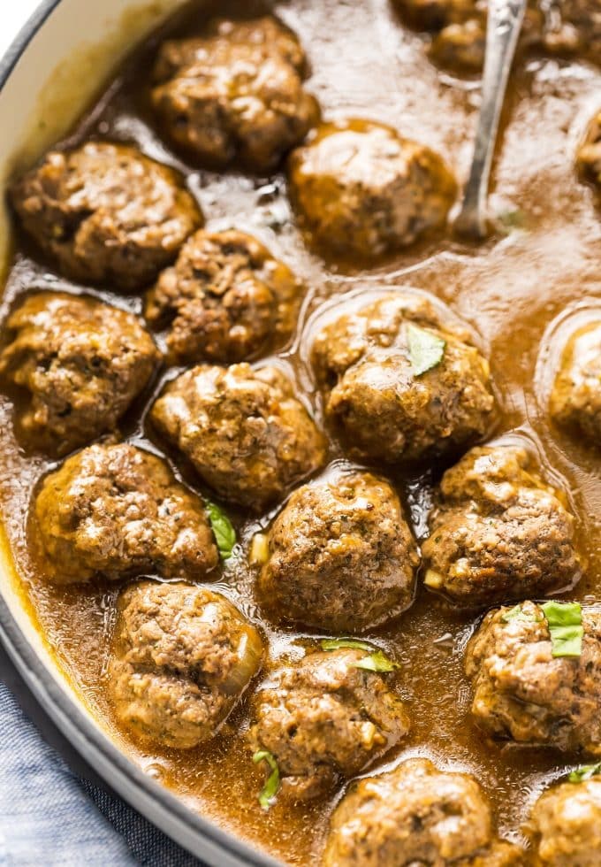 Meatballs in Gravy - The Whole Cook