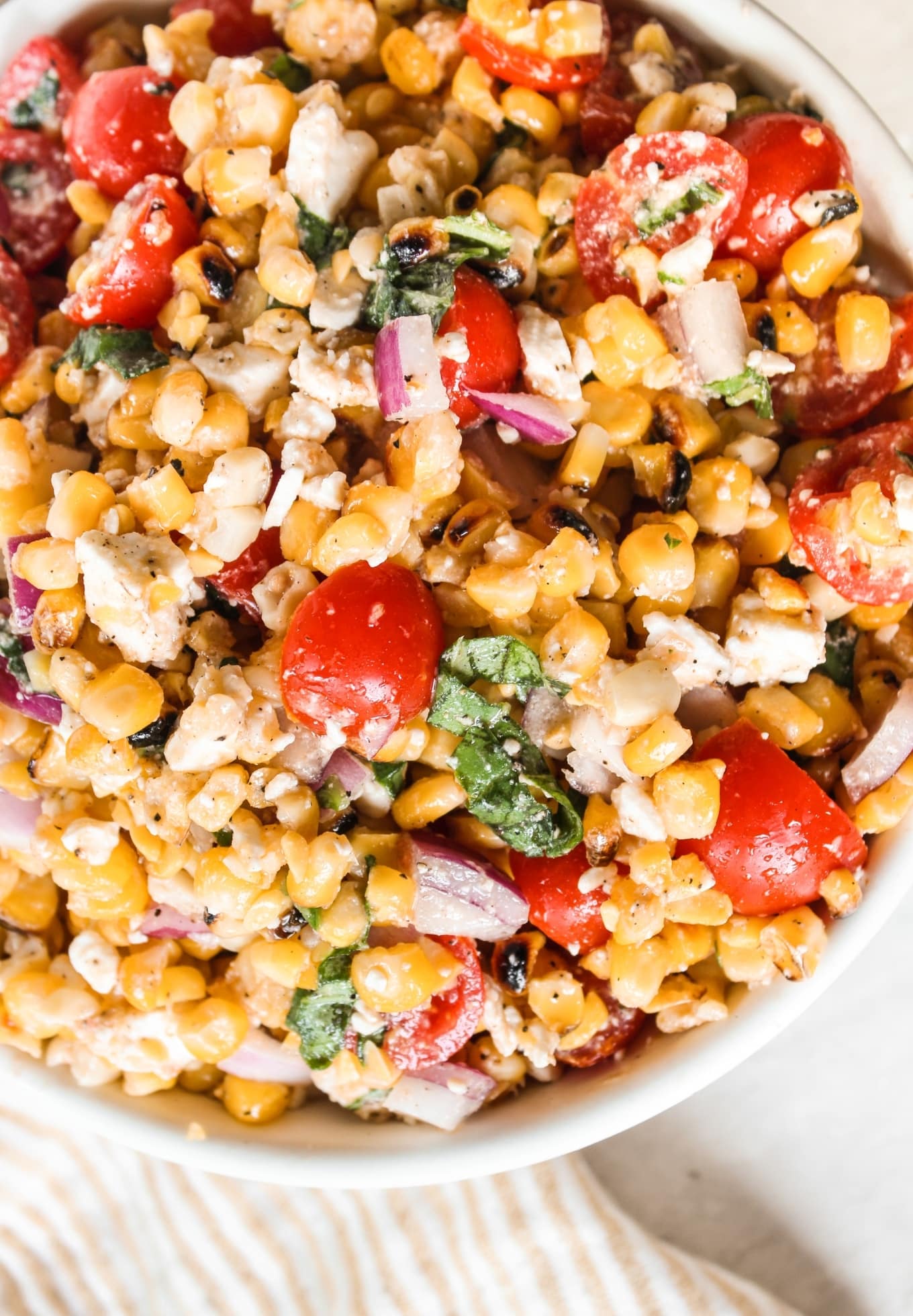 Grilled Corn Salad - The Whole Cook