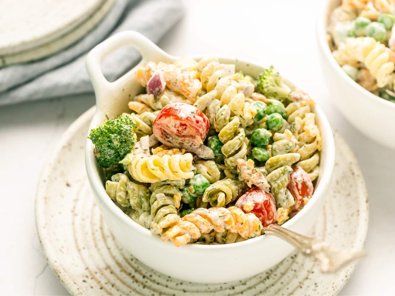 Bacon Ranch Pasta Salad - The Whole Cook