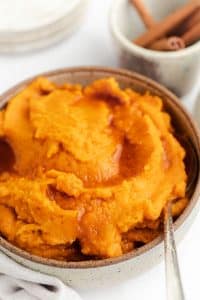Maple Mashed Sweet Potatoes