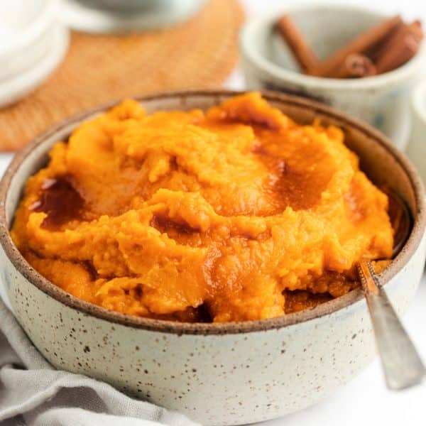 Maple Mashed Sweet Potatoes - The Whole Cook