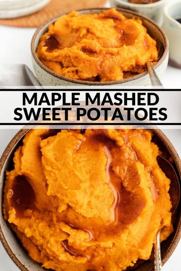 Maple Mashed Sweet Potatoes - The Whole Cook