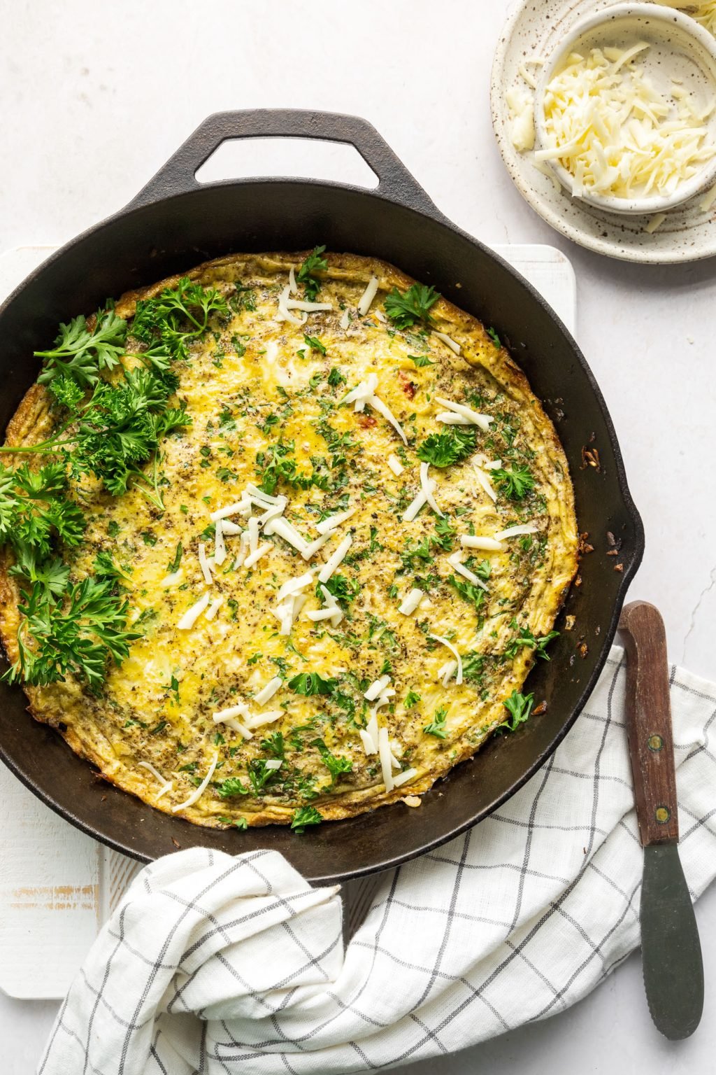 Parmesan Herb Frittata - The Whole Cook