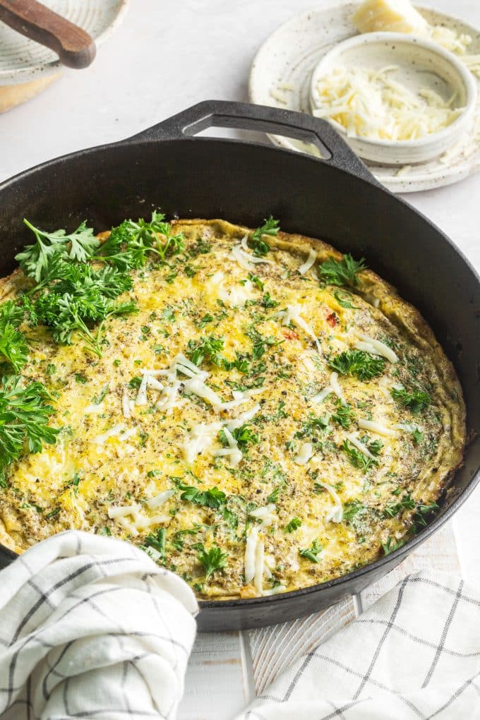 Parmesan Herb Frittata - The Whole Cook